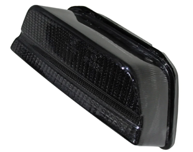 Piloto trasero LED HIGHSIDER smart estilo Kawasaki - cristal ahumado - homologado E - 1 pieza
