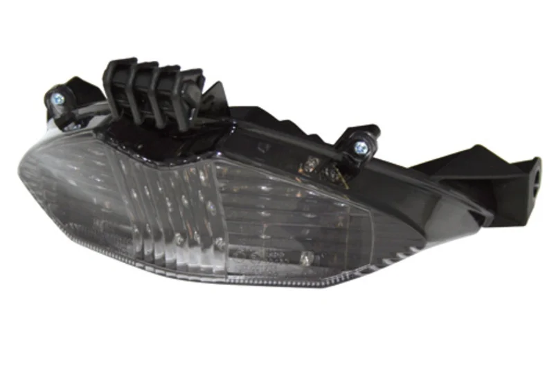 Piloto trasero LED HIGHSIDER smart estilo Suzuki - cristal ahumado - homologado E - 1 pieza