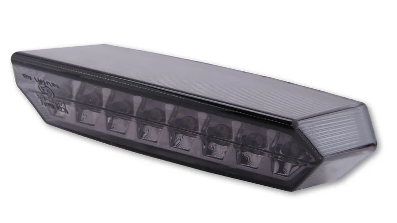 Piloto trasero LED HIGHSIDER smart Boston - cristal ahumado - homologado E - 1 pieza