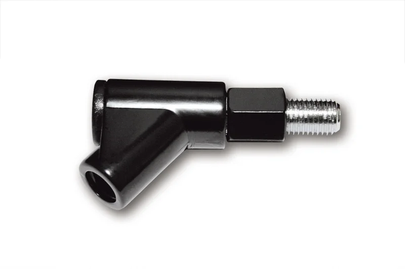 Adaptador de retrovisor HIGHSIDER smart rosca derecha M10x1,25 - negro