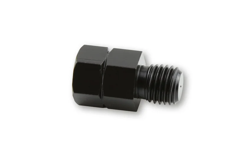Adaptador de retrovisor HIGHSIDER smart de rosca derecha M10 a rosca izquierda M10 - negro