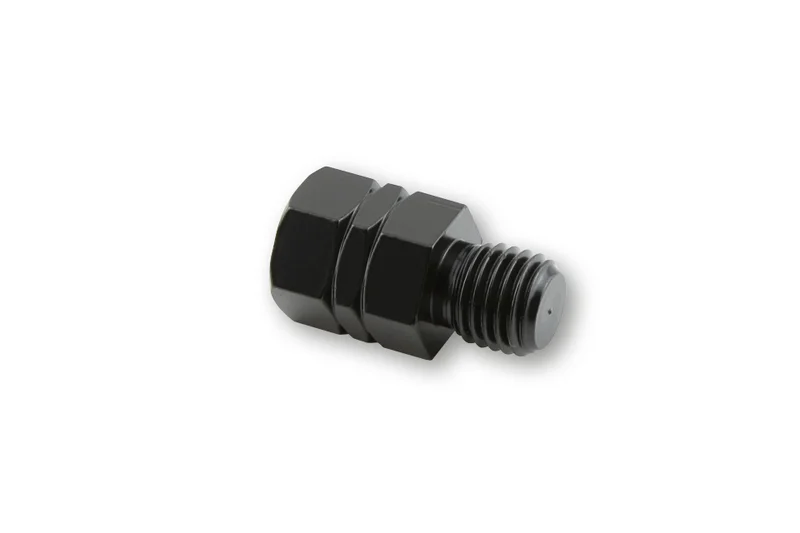 Adaptador de retrovisor HIGHSIDER smart de rosca derecha M10 a rosca derecha M10 - negro