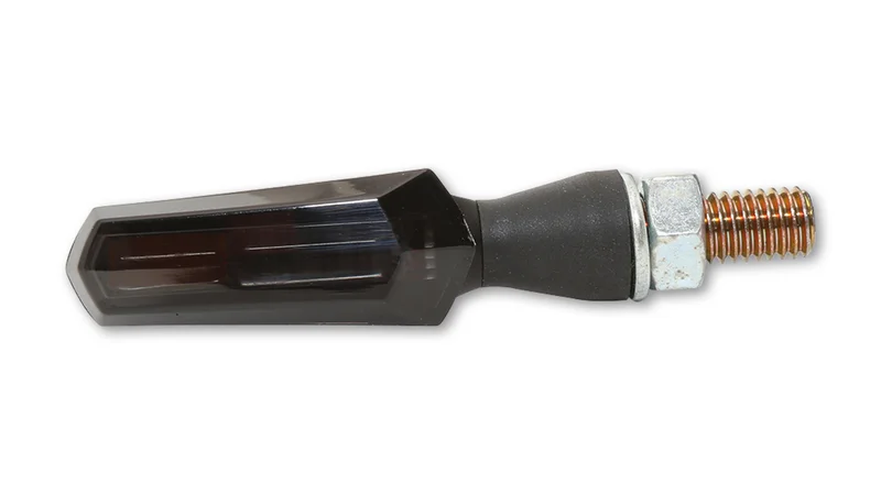 Intermitente LED HIGHSIDER smart Scuro - cristal ahumado - homologado E - Pareja
