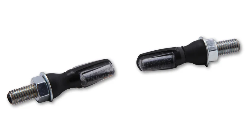 Piloto trasero/intermitente LED HIGHSIDER smart Spark 3in1 - cristal ahumado - homologado E - Pareja