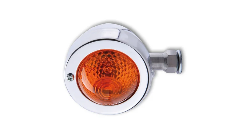 Intermitente HIGHSIDER smart Bullet Pike - cristal naranja - homologado E - 1 pieza