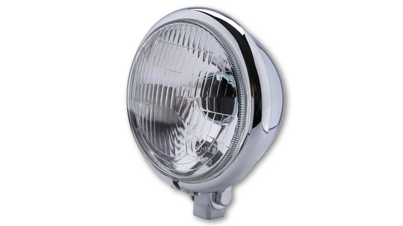 Faro delantero HIGHSIDER smart Bates Style - 5 3/4 inch - cromado - 1 pieza