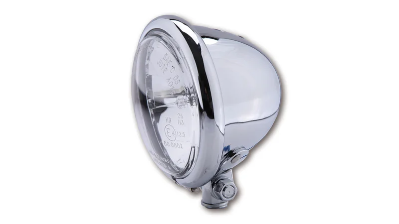 Faro delantero HIGHSIDER smart Bates Style - 4 1/2 inch - cromado - 1 pieza