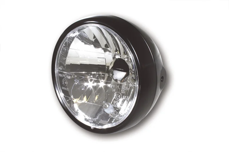 Faro delantero HIGHSIDER smart - 6 1/2 inch - negro - 1 pieza
