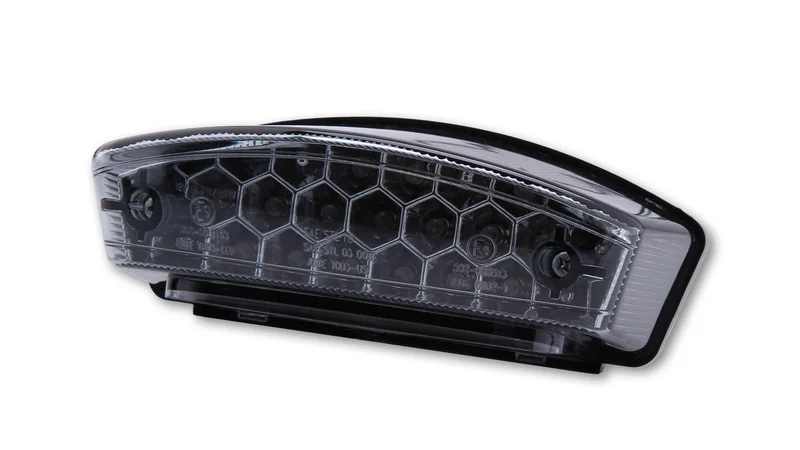 Piloto trasero LED HIGHSIDER smart Monster - cristal ahumado - homologado E - 1 pieza
