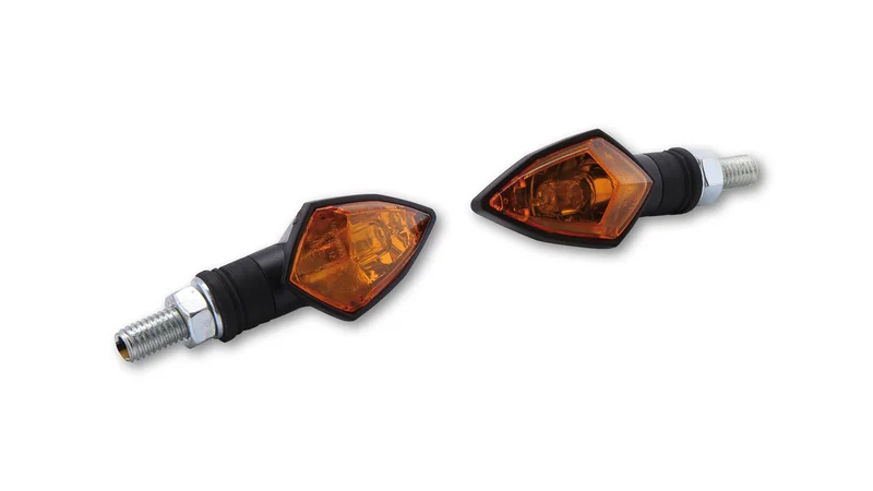 Intermitente HIGHSIDER smart Rock Mini - cristal naranja - homologado E - Pareja