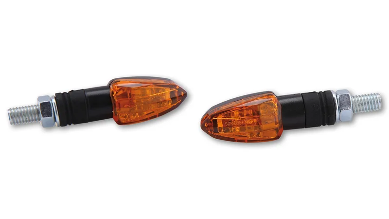 Intermitente HIGHSIDER smart Lizzard - cristal naranja - homologado E - Pareja