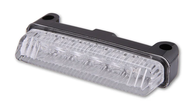 Piloto trasero LED HIGHSIDER smart Mini - cristal transparente - homologado E - 1 pieza
