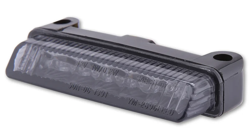 Piloto trasero LED HIGHSIDER smart Mini - cristal ahumado - homologado E - 1 pieza