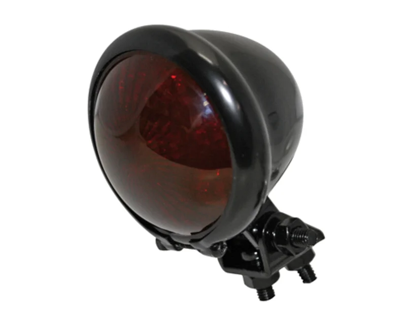 Piloto trasero LED HIGHSIDER smart Bates Style - cristal rojo - homologado E - 1 pieza