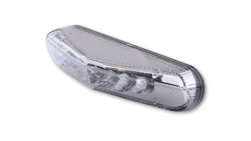 Piloto trasero LED HIGHSIDER smart - cristal transparente - homologado E - 1 pieza