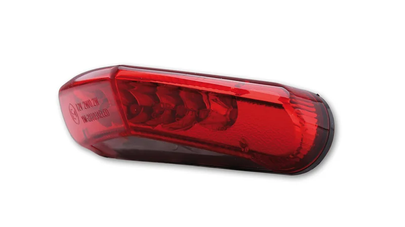 Piloto trasero LED HIGHSIDER smart - cristal rojo - homologado E - 1 pieza