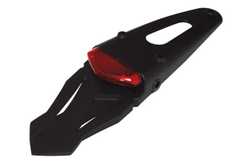 Piloto trasero LED HIGHSIDER smart - cristal rojo - homologado E - 1 pieza