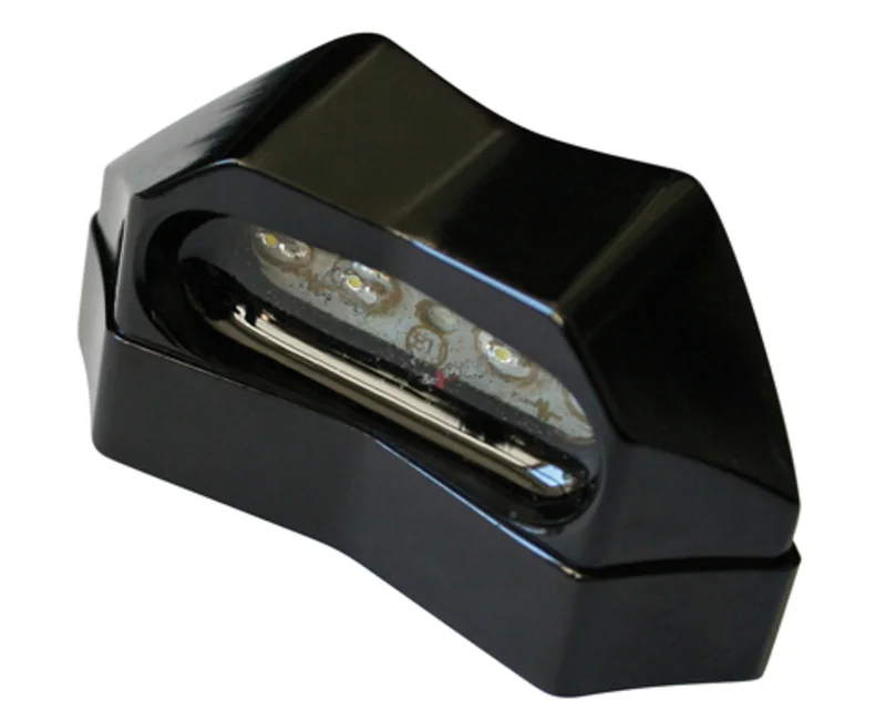 Luz de matrícula LED HIGHSIDER smart - negro - 1 pieza