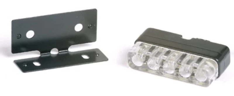 Luz de matrícula LED HIGHSIDER smart Mini - negro - 1 pieza