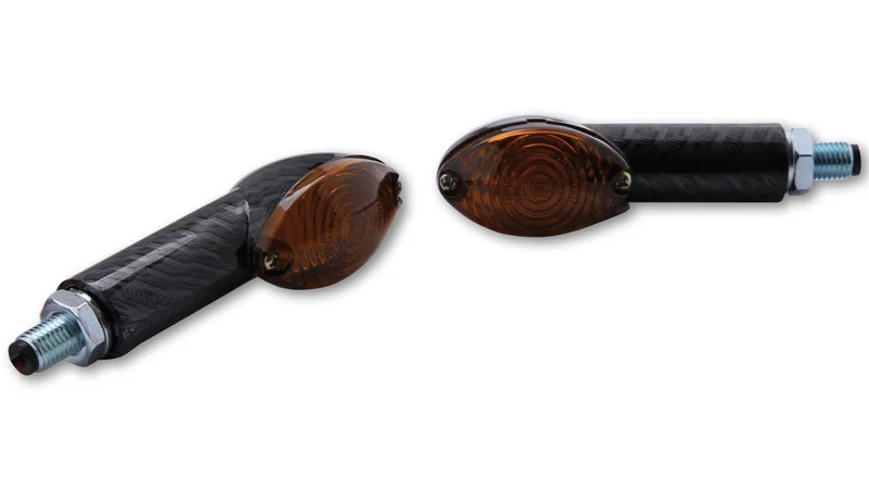 Intermitente HIGHSIDER smart Cateye Mini - cristal ahumado - homologado E - Pareja