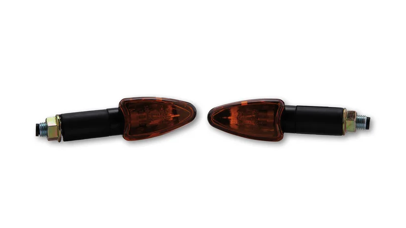 Intermitente HIGHSIDER smart Arrow Mini - cristal naranja - homologado E - Pareja