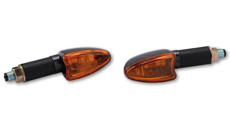 Intermitente HIGHSIDER smart Arrow Mini - cristal naranja - homologado E - Pareja