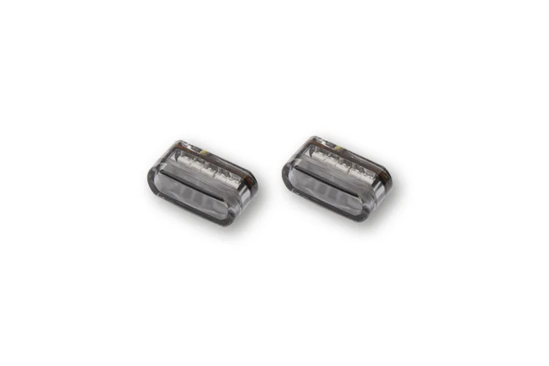 Intermitente LED HIGHSIDER smart Module 1 - cristal ahumado - homologado E - Pareja