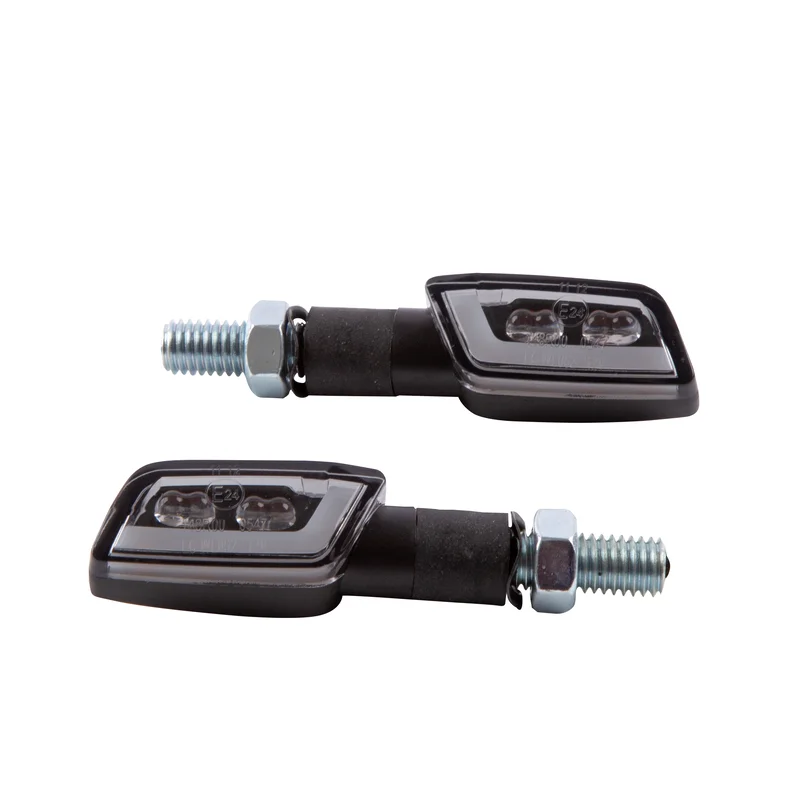 Intermitente LED HIGHSIDER smart Formula-TS - cristal ahumado - homologado E - Pareja