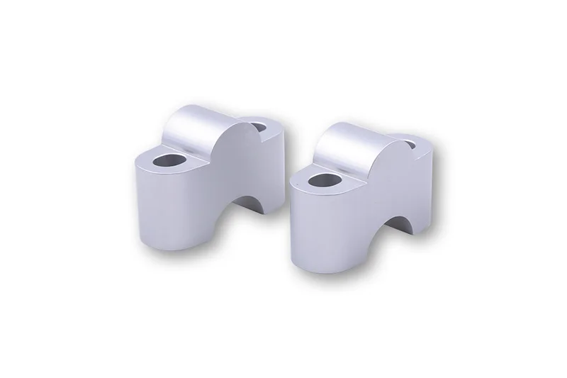Alzas de manillar HIGHSIDER pro 25mm - plata