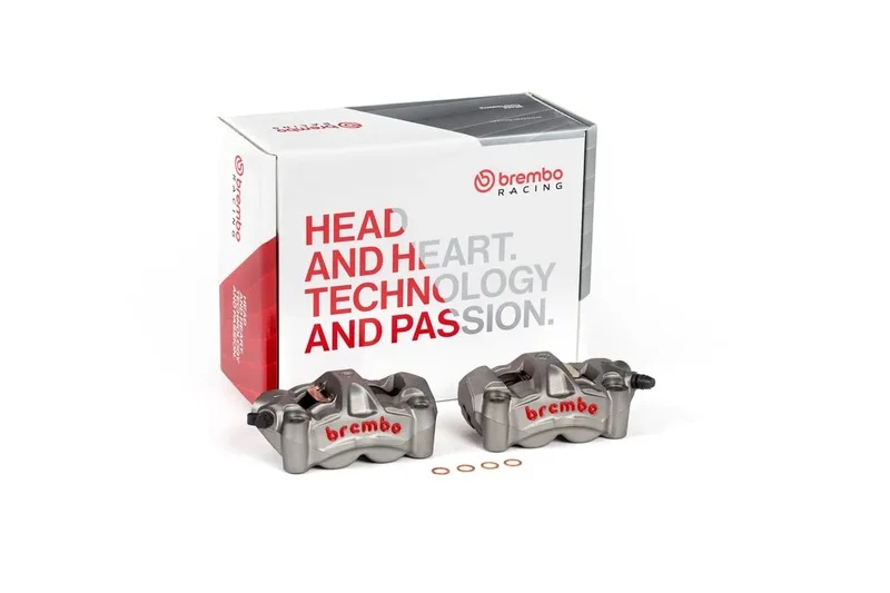 Pinza de freno delantero radial BREMBO UPGRADE M50 4 pistones Ø30 mm