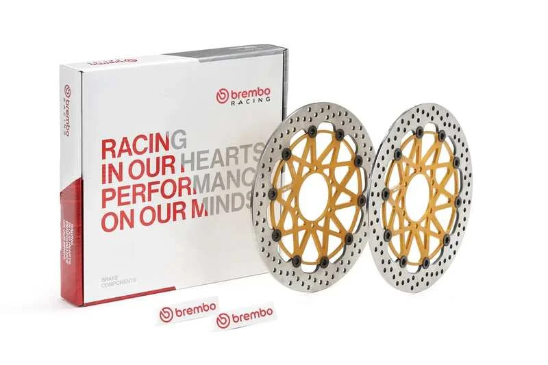 Juego de discos de freno BREMBO UPGRADE Supersport redondo flotante - pareja