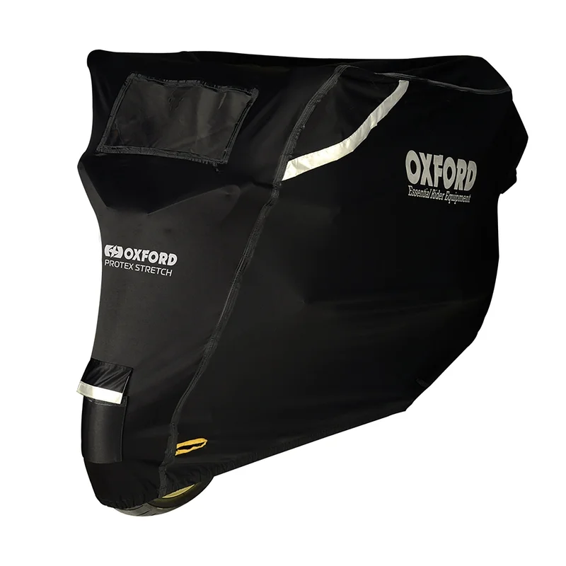 Funda de moto para exterior OXFORD Protex Stretch - Moto / Scooter - Negro - S