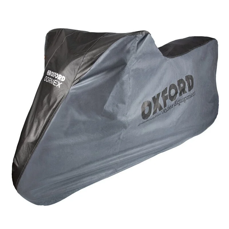 Funda de moto para interior OXFORD Dormex - Moto / Scooter - Negro / Plata - XL