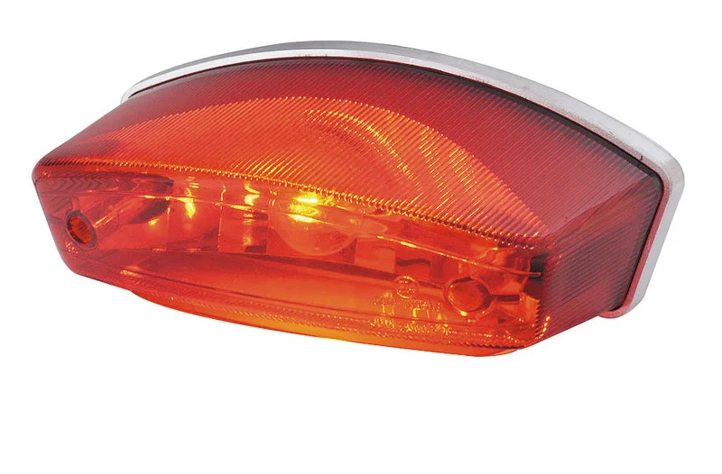 Piloto trasero HIGHSIDER smart MONSTER universal con luz de matrícula