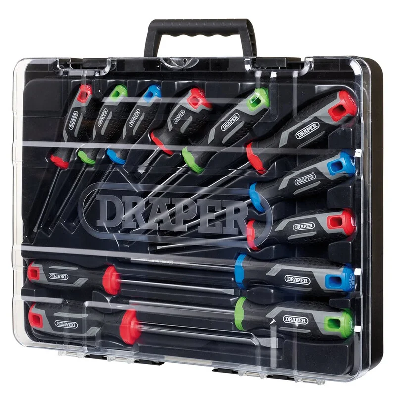 Juego de destornilladores DRAPER - 12 piezas