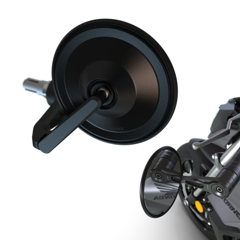 Retrovisor para extremos de manillar HIGHSIDER smart Circula-S Force-Evo