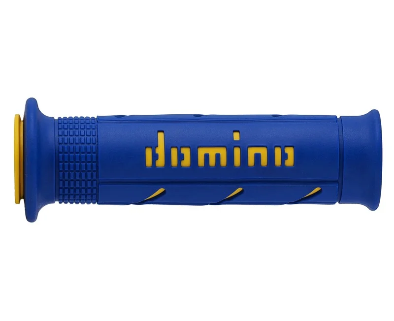 Puños racing DOMINO super soft 126mm negro/azul A25041C4840