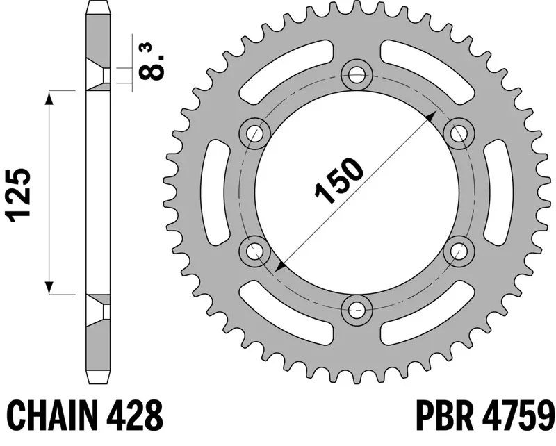Corona PBR aluminio ultra-light - 428