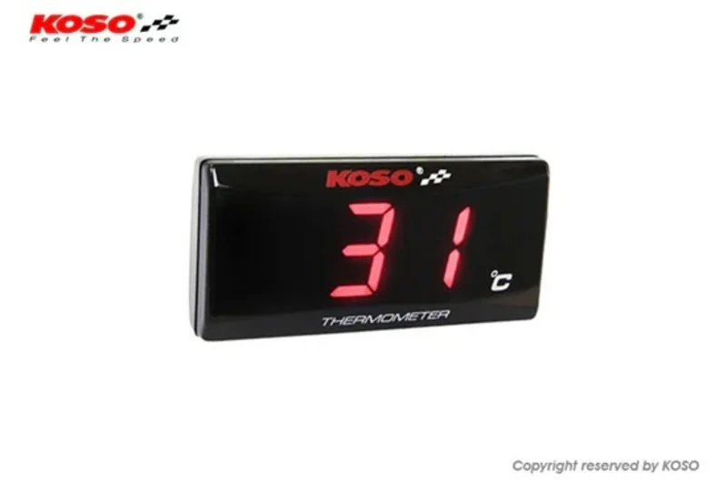 Termómetro KOSO Superslim - rojo