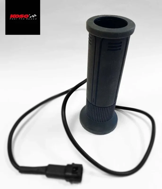 Puño calefactable KOSO con interruptor (tipe HG13) derecho - 7/8 pulgadas