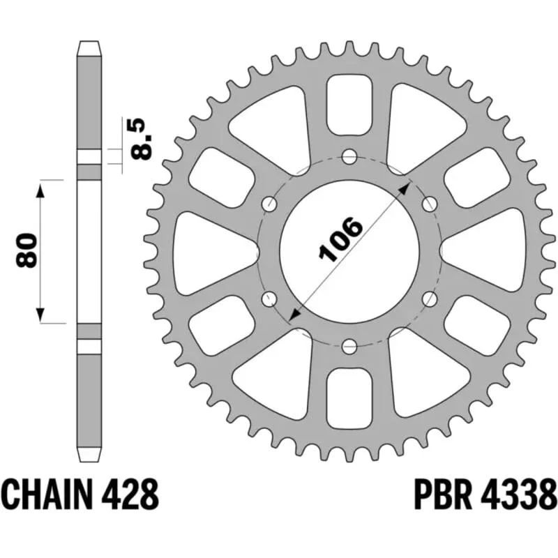 Corona PBR aluminio ultra-light - 428