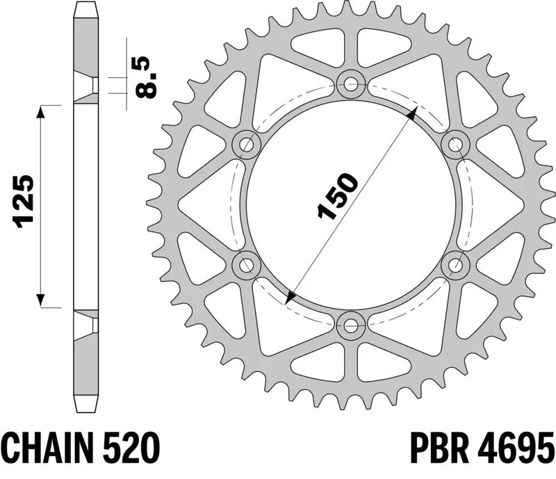 Corona PBR acero ultraligera - 520