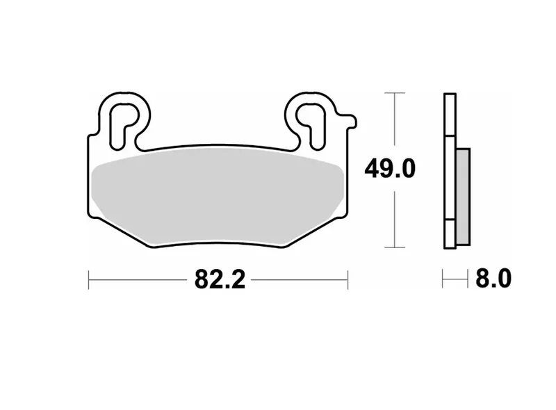 Pastillas de freno sinterizadas Brembo - 07BB42LA