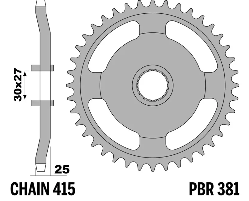 Corona PBR acero estándar - 415