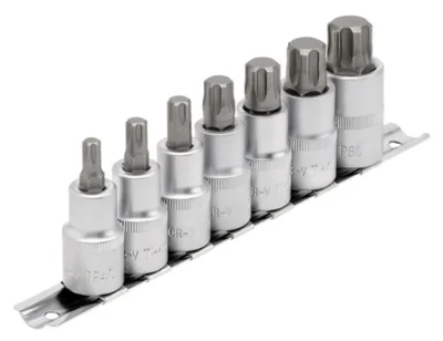 DRAPER Expert TX-STAR Plus Torx Socket Bit Set 1/2" 7 Piece