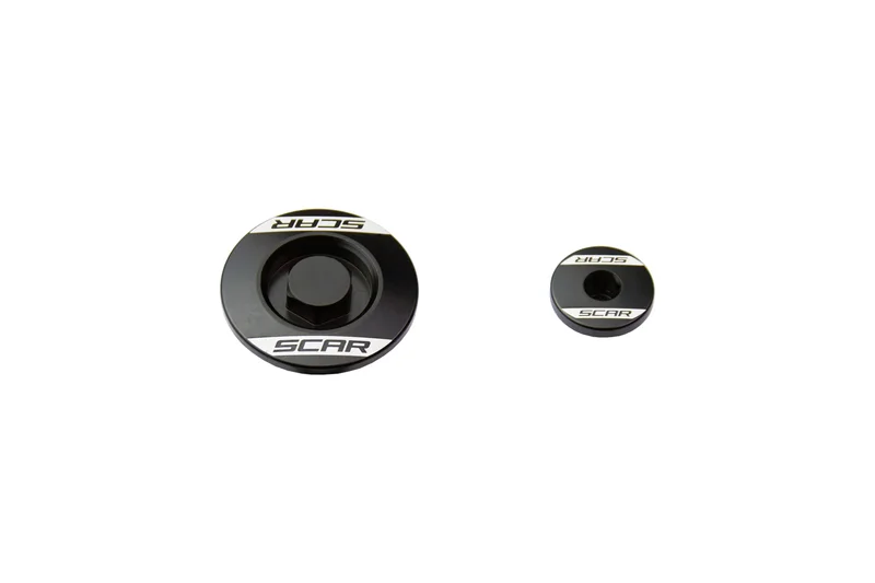 Tapones de motor SCAR - Negro