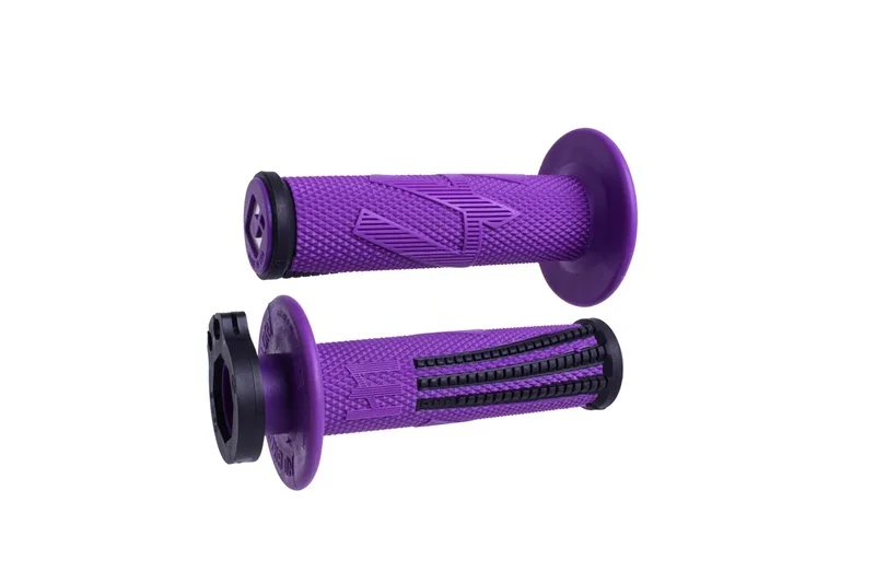 Puños ODI Emig Pro V2 Lock-On - morado/negro