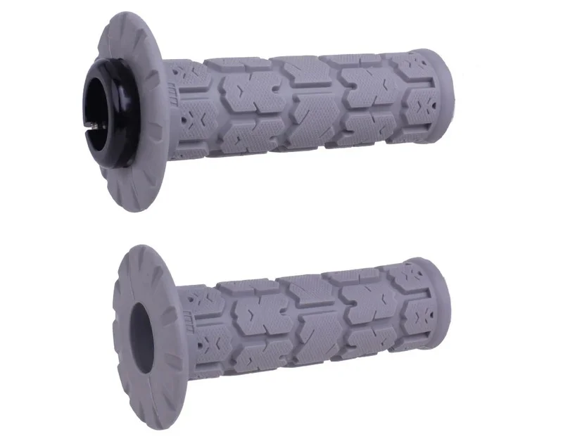 Puños ODI Rogue SX-MX V2 Lock-On - gris/plata