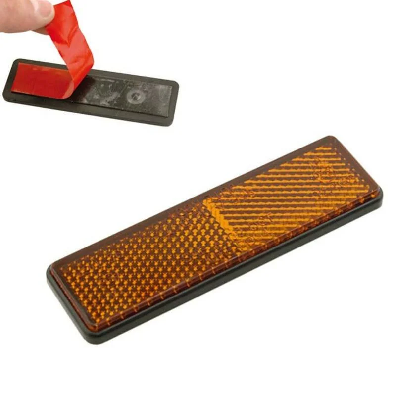 Catadióptrico rectangular con adhesivo Ambar V PARTS