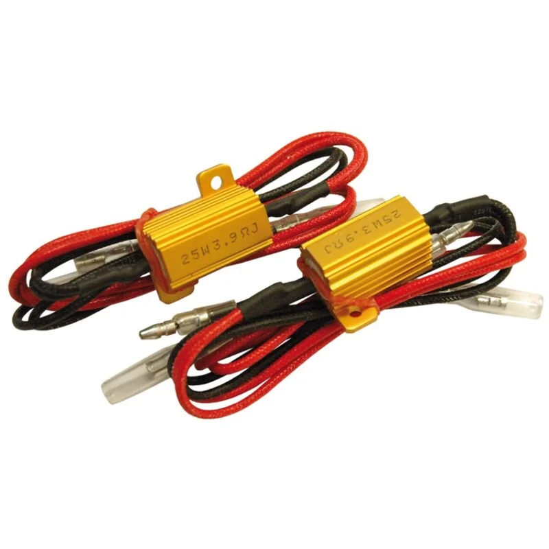 Resistencias para intermitentes LED V PARTS 25W 3.9ΩJ - Juego 2 unidades